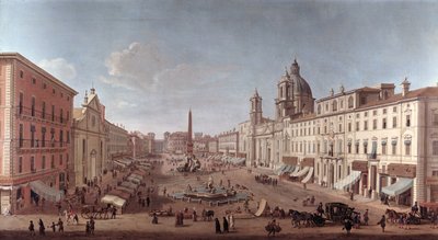 Piazza Navona, Rom von Antonio Joli